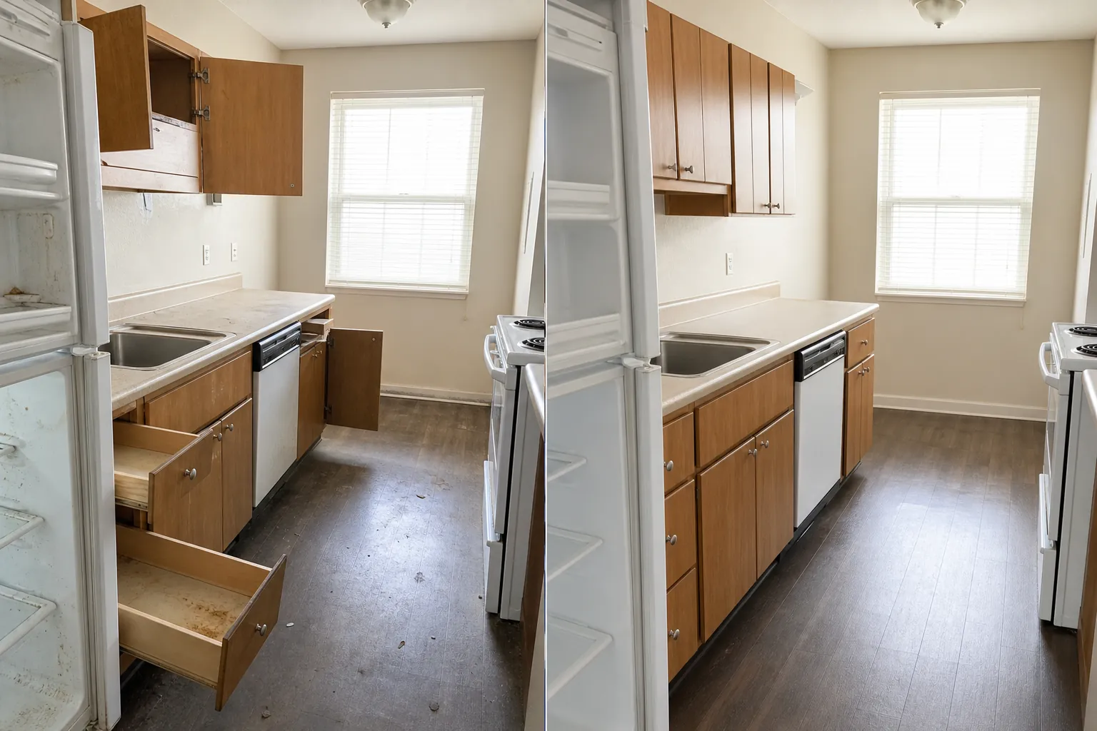 Representative before-and-after turnover cleaning preview